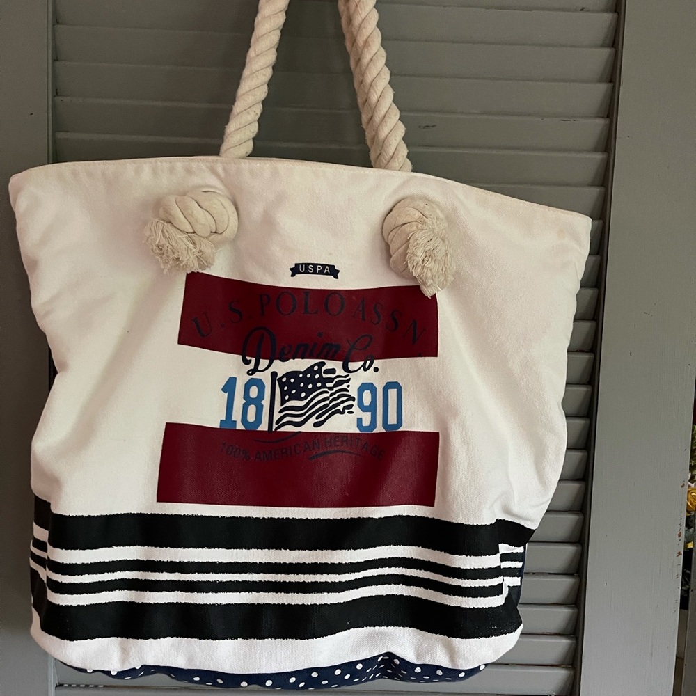 U.S. POLLO Canvas Beach/Pool Bag